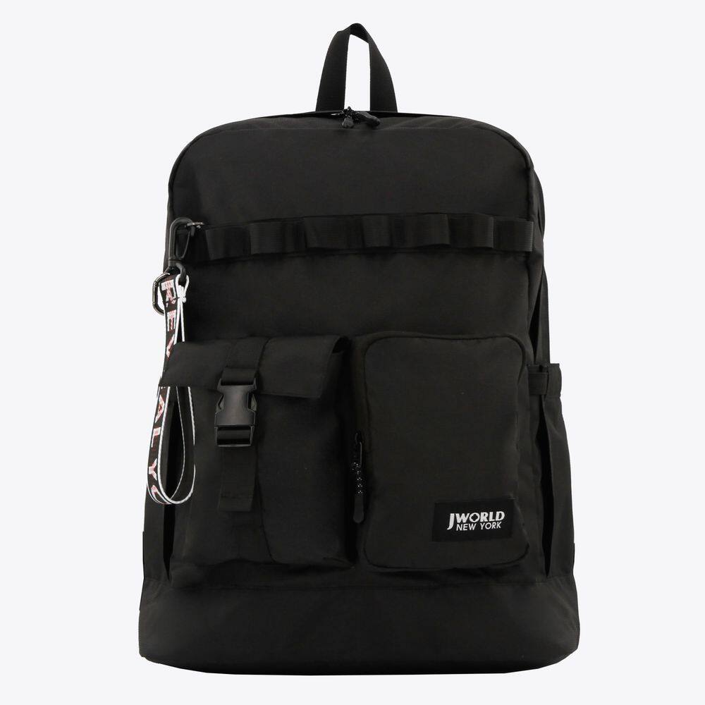 Mochila J World Fenix unissex com capa para laptop de 16 polegadas
