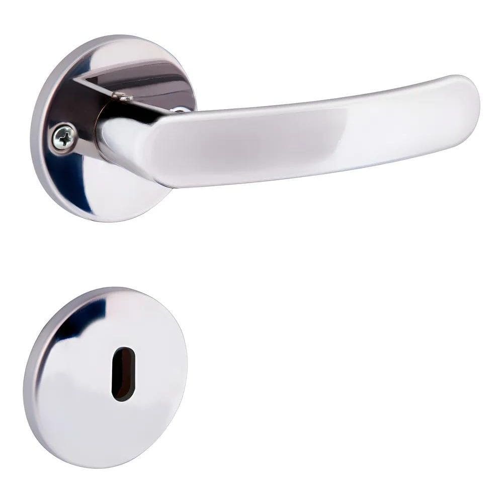 10X Fechadura De Porta Aliança 2700/11 Inox Premium Interna