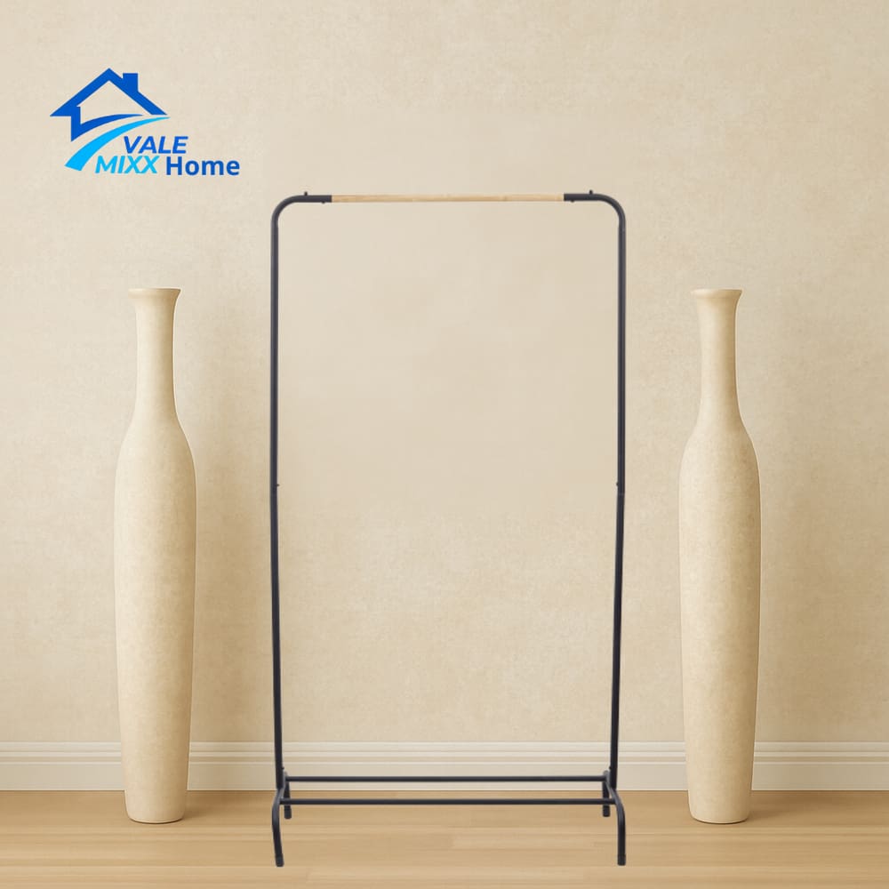 Arara Roupas Cabideiro E Sapateira Expositor Closet  Preta