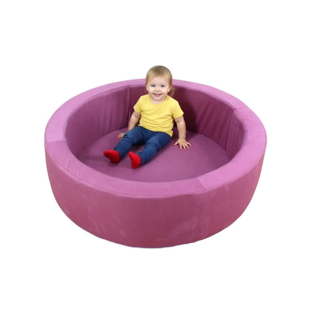 Piscina de Bolinhas Espumada em Suede  90cm Diâmetro x 30cm Altura