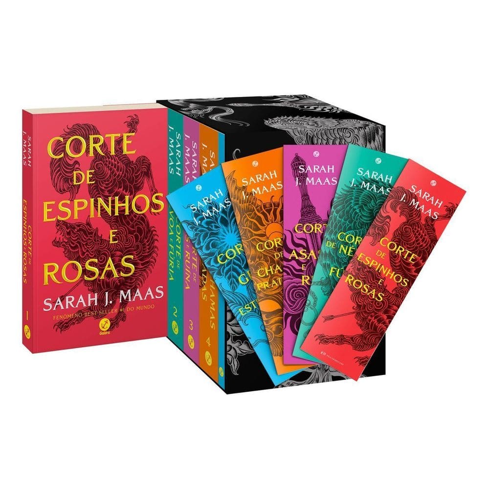 Box - Corte de Espinhos e Rosas - (Novas Capas) - Acompanha Marcadores