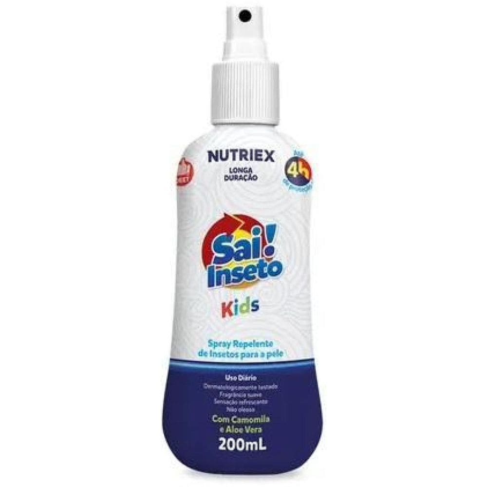 Repelente Spray De Inseto Nutriex Inseto Kids 4H 200Ml