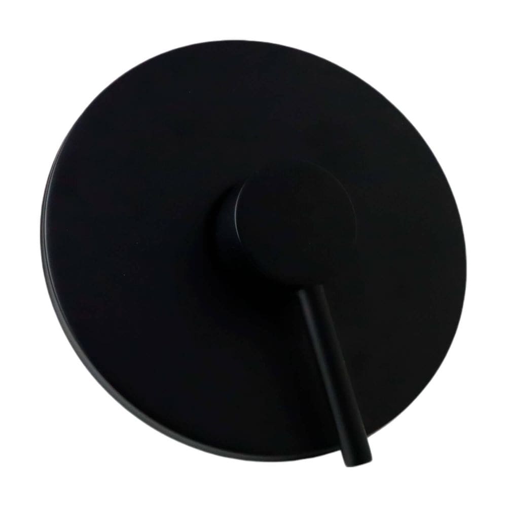 Acabamento E Registro Monocomando Base Redonda Fs008-B Preto