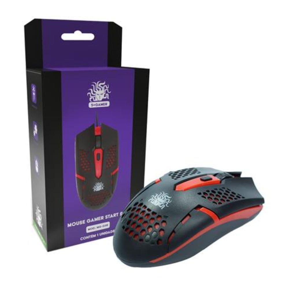 Mouse gamer santana MG-03R