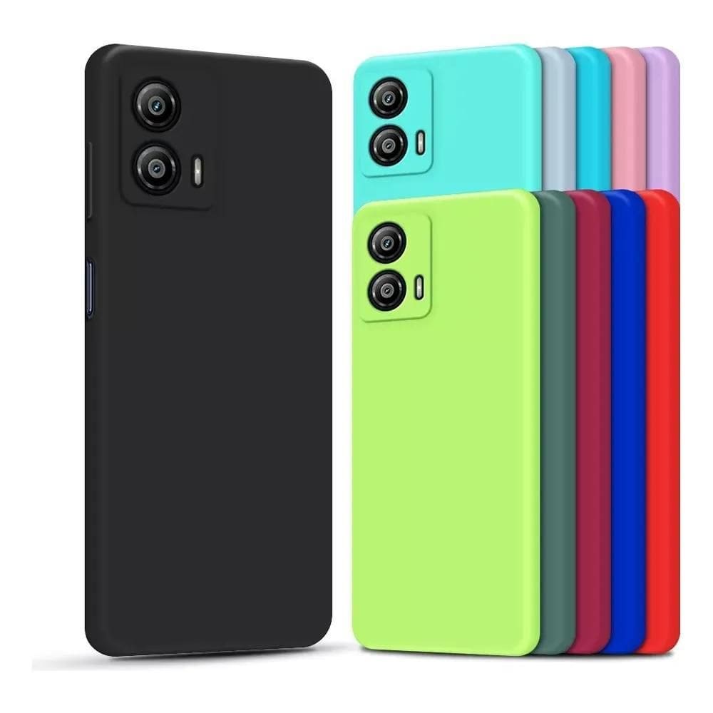 10X Capa Capinha Compatível Motorola Moto G24 Aveludada
