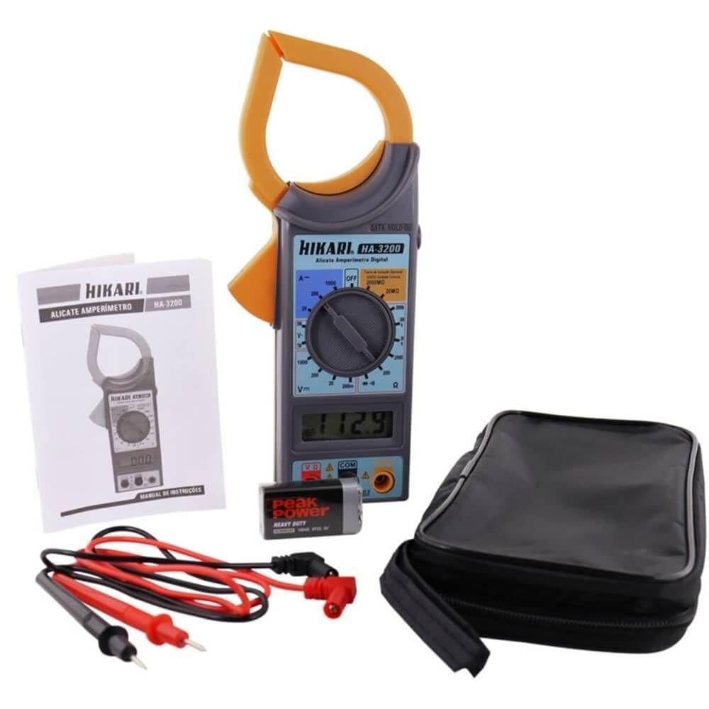 Alicate Amperímetro Digital Ha-3200 - 21n260 - Hikari