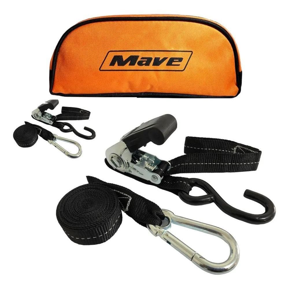 10X Par Fita Catraca Reforçada 3 M X 800 Kg Para Amarraçao