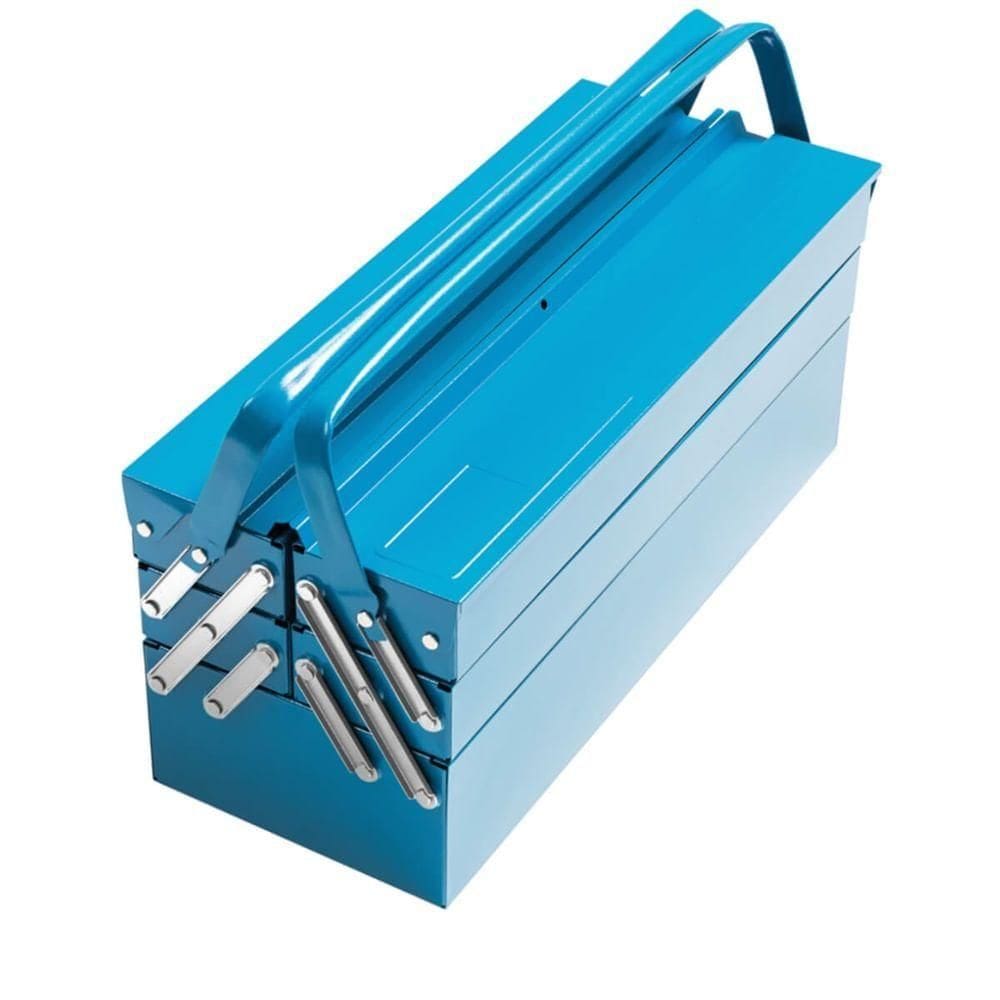 Caixa Metálica Para Ferramentas Com 5 Gavetas Azul - 43800005 - Tramontina