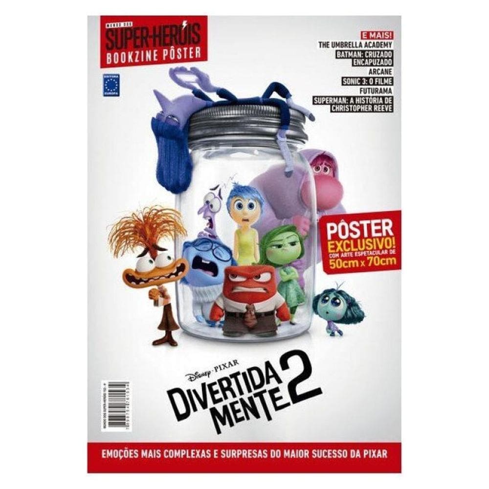 Superpôster Mundo Dos Super-Heróis - Divertida Mente 2 - Arte B