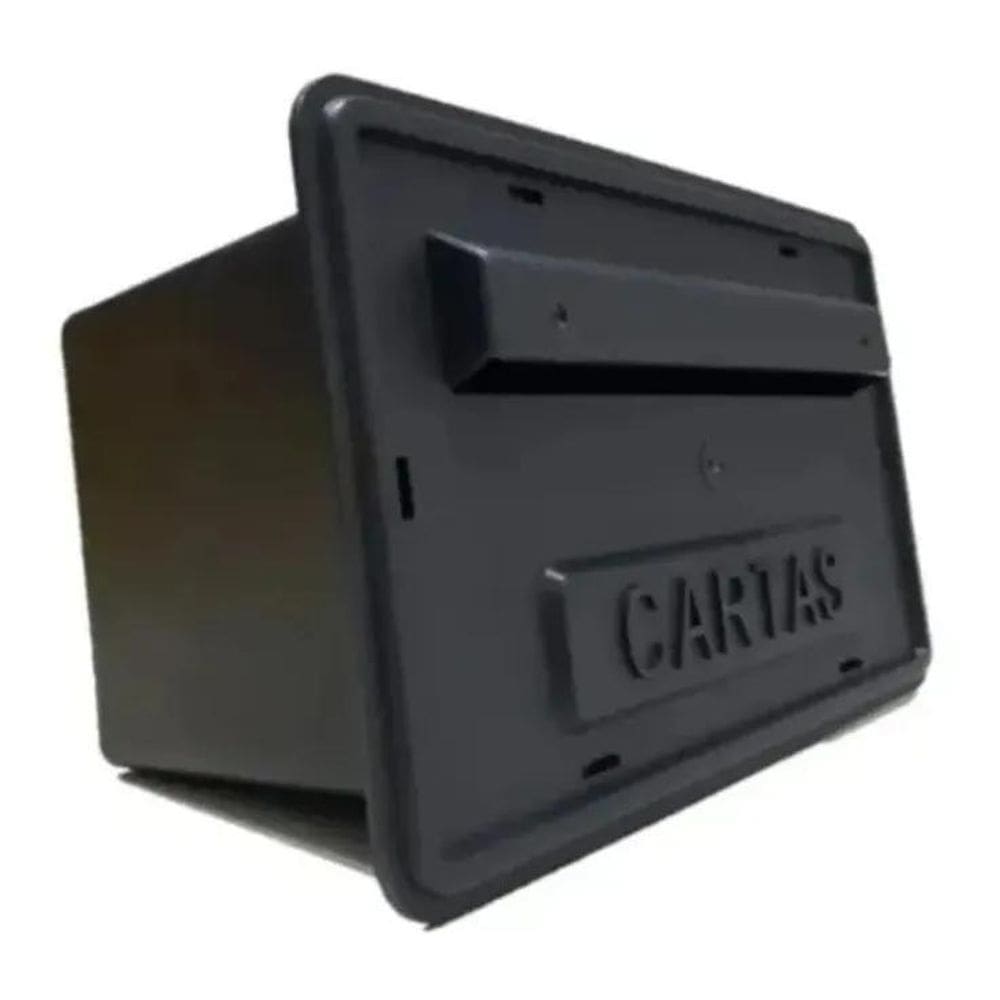 10X Caixa  Carta Pvc Embutir Sobrepor Gradil Portão