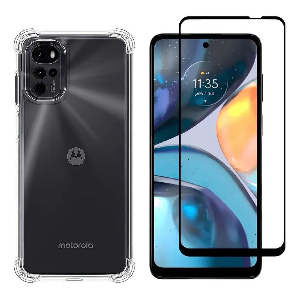 10X Capa Capinha Anti Impacto Para Motorola Moto G22 + Peli
