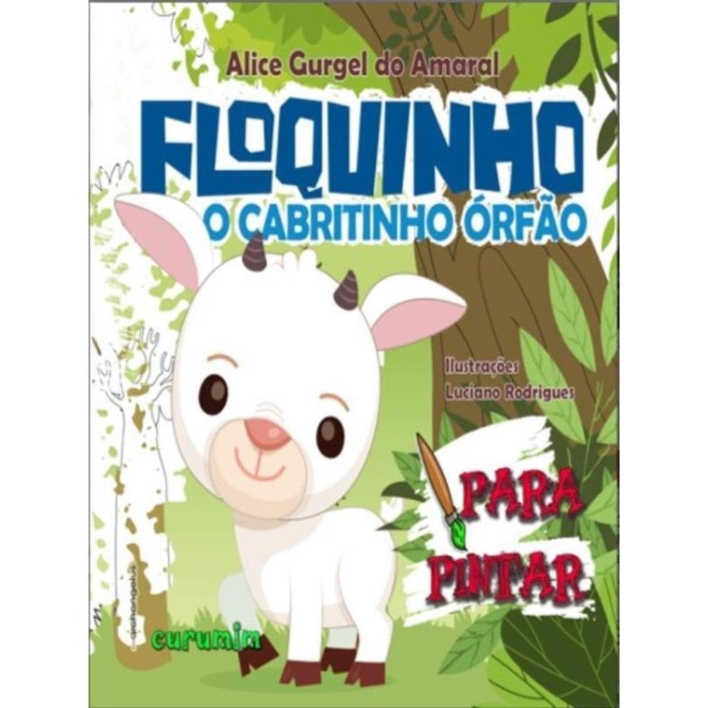 Floquinho, O Cabritinho Órfão - Para Pintar