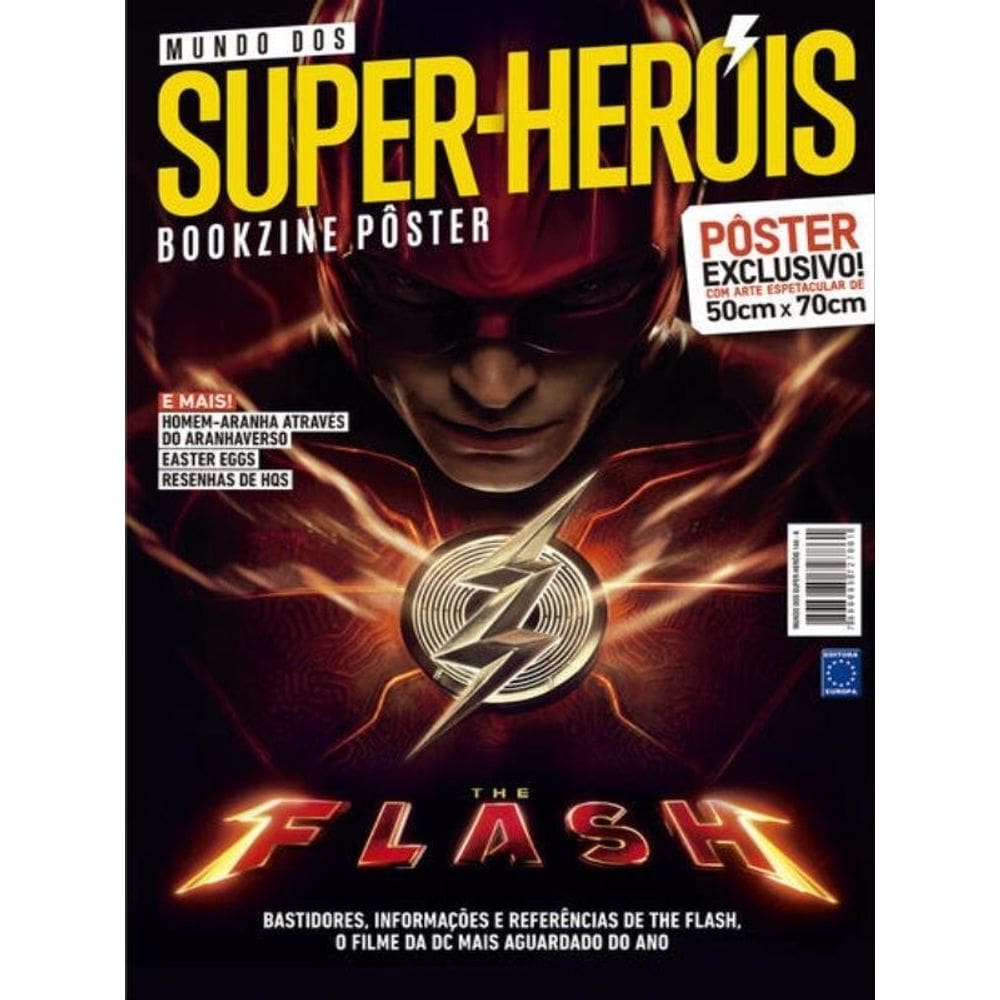 Superpôster Mundo Dos Super-Heróis - The Flash - Arte A