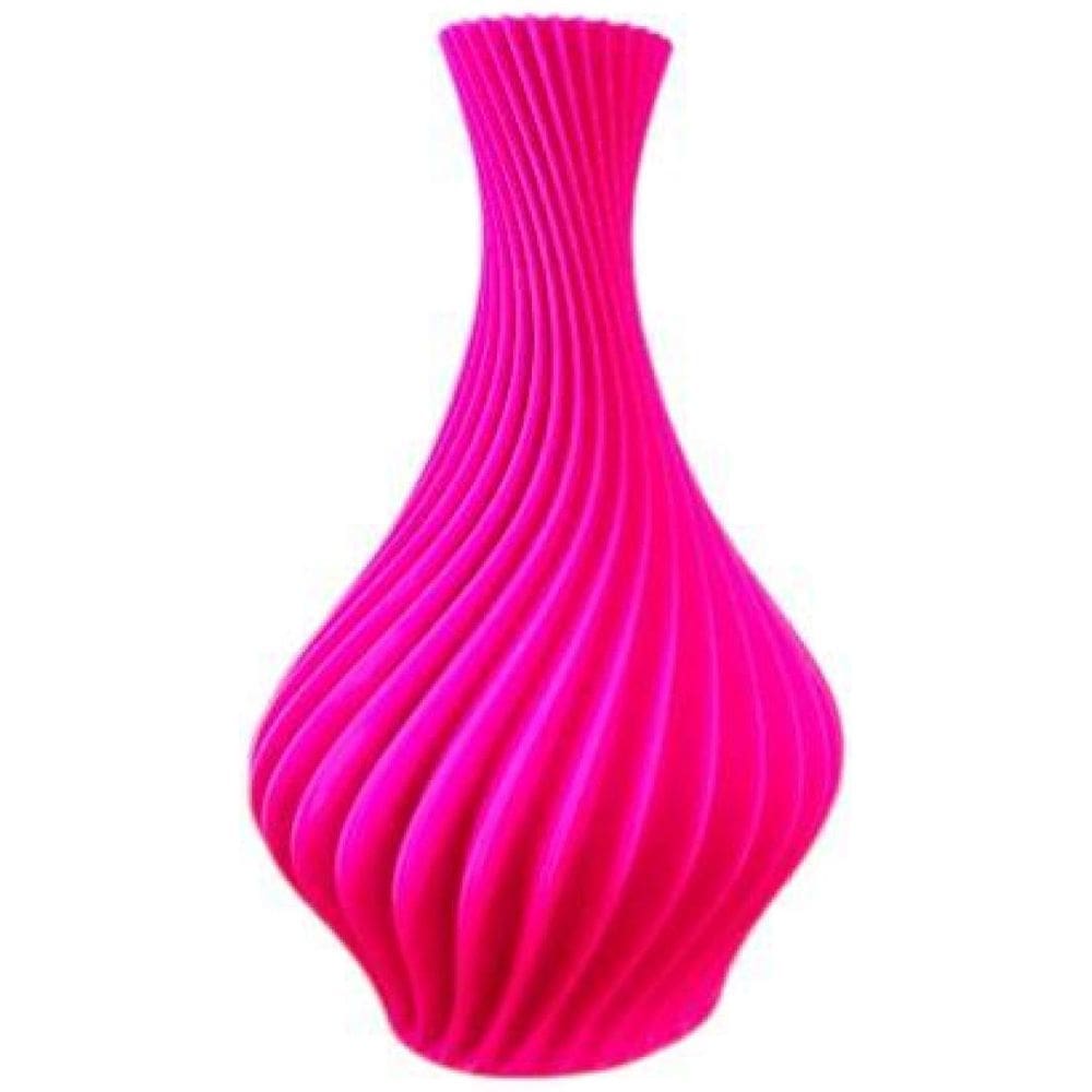 Vaso Plantas Modelo Espiral Rosa - Jarro Decoração 15Cm