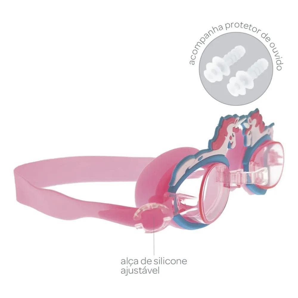 10X Óculos De Natação Infantil Proteção Uv Unicórnio 14215