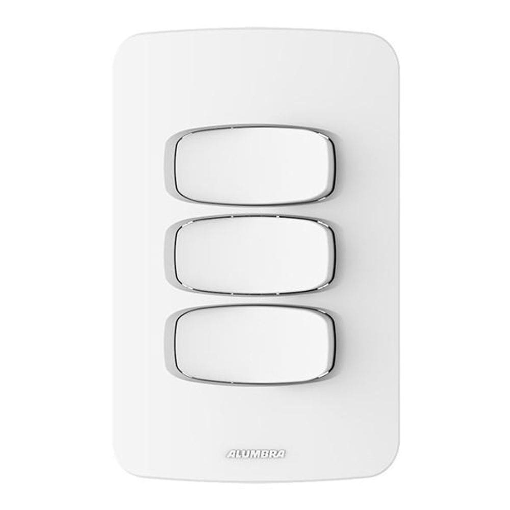 Conjunto 3 Interruptores Simples - Alumbra Gracia - 85327