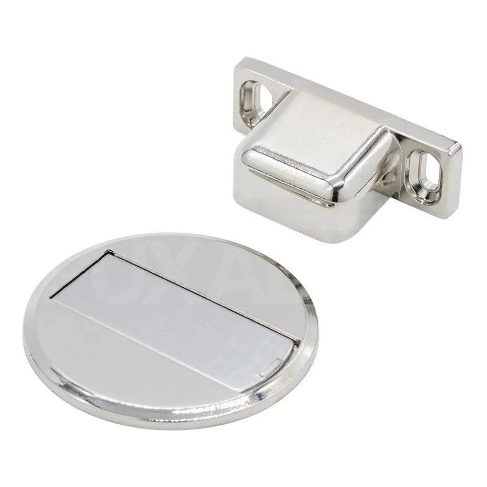 10X Prendedor D Porta Magnético Cromado Fixador Fácil Insta