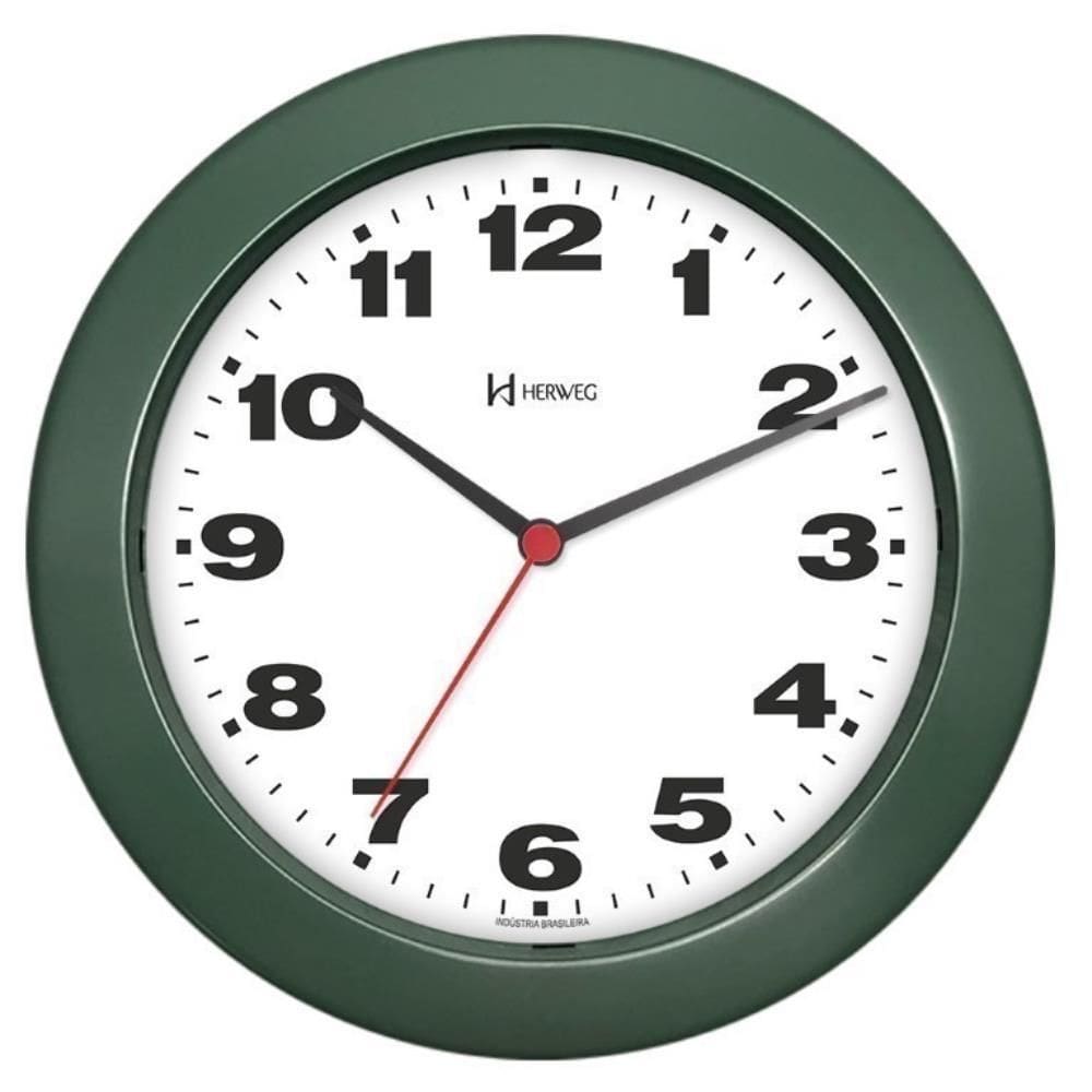 Relógio De Parede Herweg Ref: 6103-336 Verde