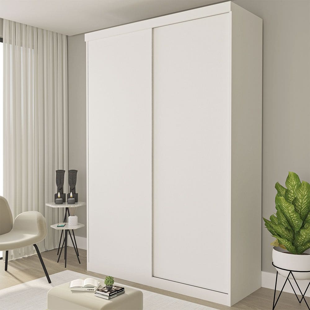 Guarda Roupa Solteiro Kiara 2 Portas de Correr Minastex