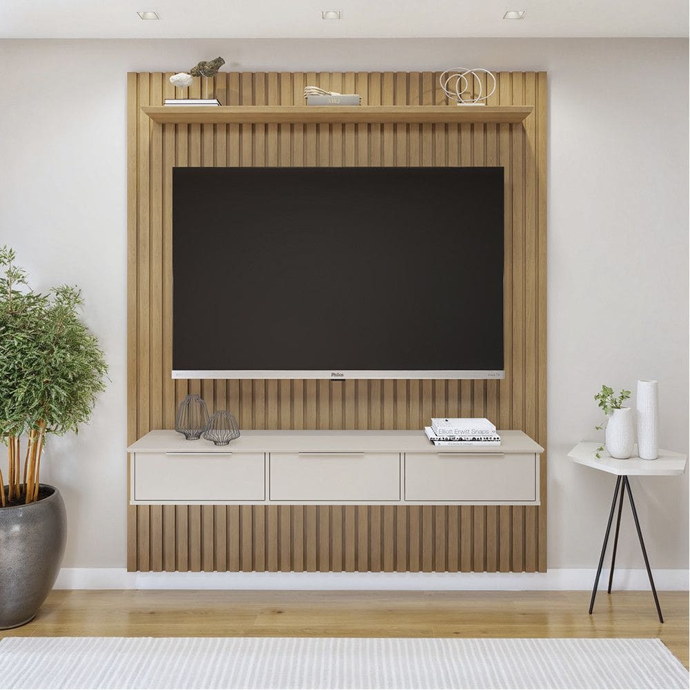 Painel Suspenso 182,8 Cm com Nicho Vitória 100 Mdf