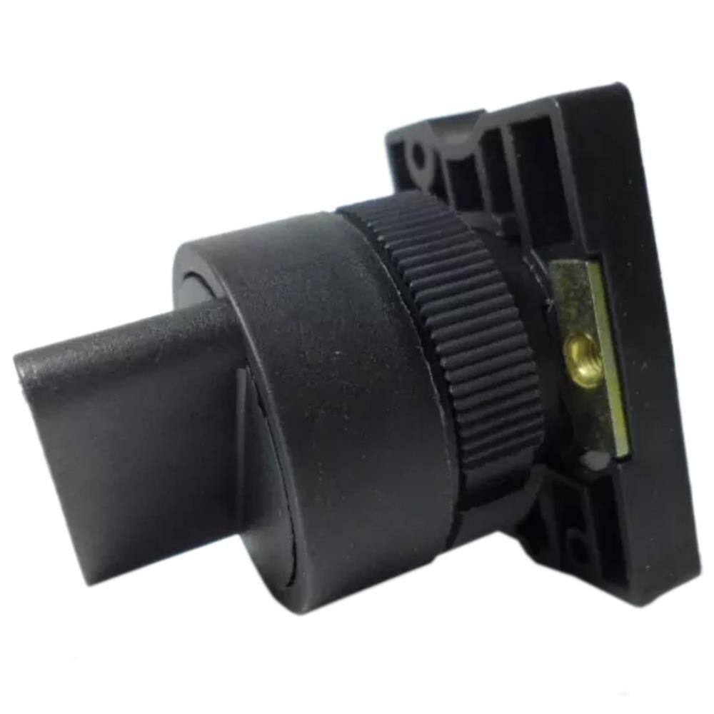 Botão Comutador Manopla Curta Preto 0-1 Retorno - Slmb8d2 - Steck Bot.com Man Cur Pt 01 Ret Slmb8d2 Steck