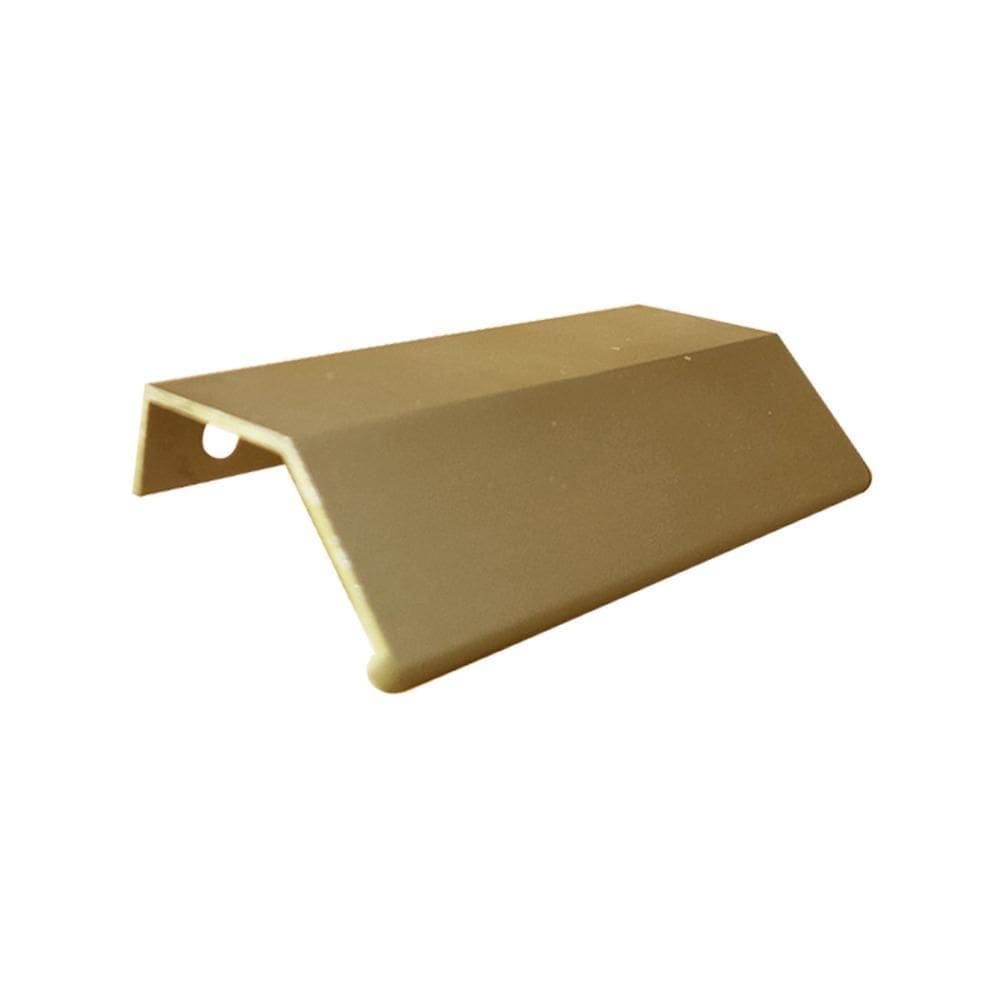 Puxador Moveis Aluminio 7015 Firenze 45º Curvo 64Mm Dourado
