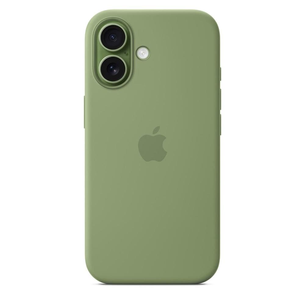 Capa iPhone 17 Silicone, com MagSafe, Apple, Musgo-claro