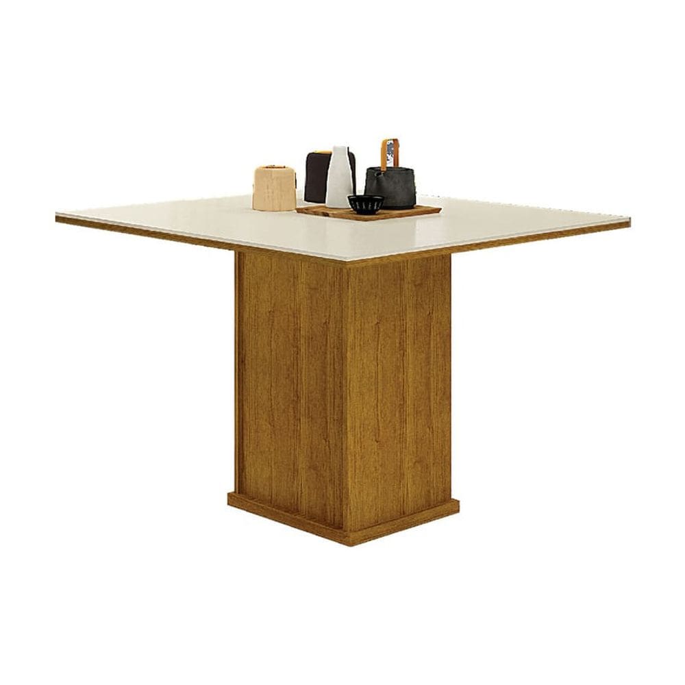 Mesa de Jantar Pé Robusto - Napoli-0,9x0,9m - Leifer Móveis
