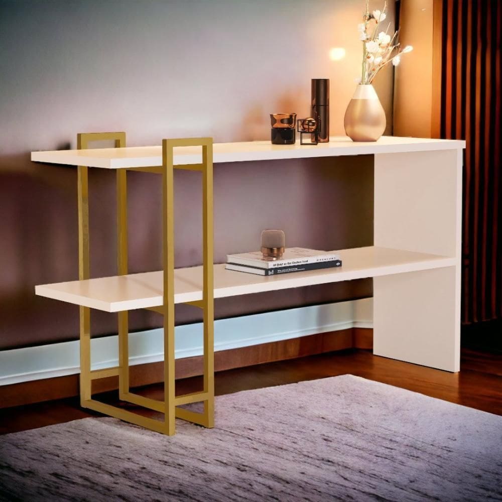 Aparador JB 4034 Pérola e Dourado Bechara