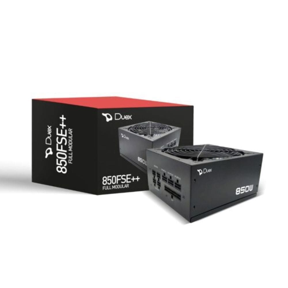 Fonte Duex 850W 80 Plus Bronze Preta - DX850FSE++ Modular