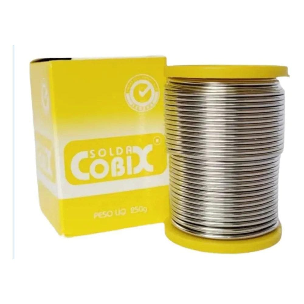 10X Solda Estanho 50X50 1.5Mm Com Fluxo Ra  T2  Rolo 250G C