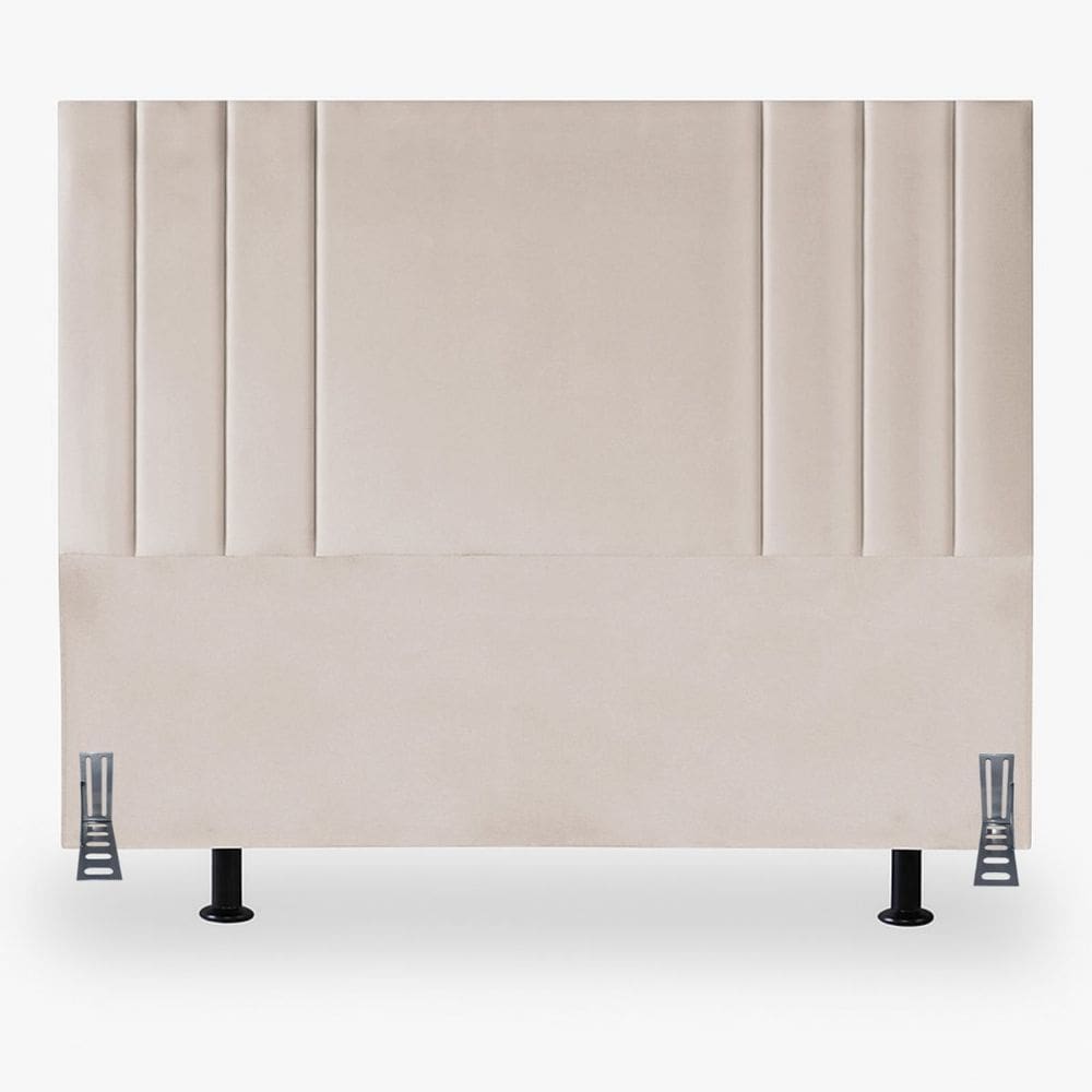 Cabeceira Casal 140 cm Linho Frame Estofada Cama Box Moderna