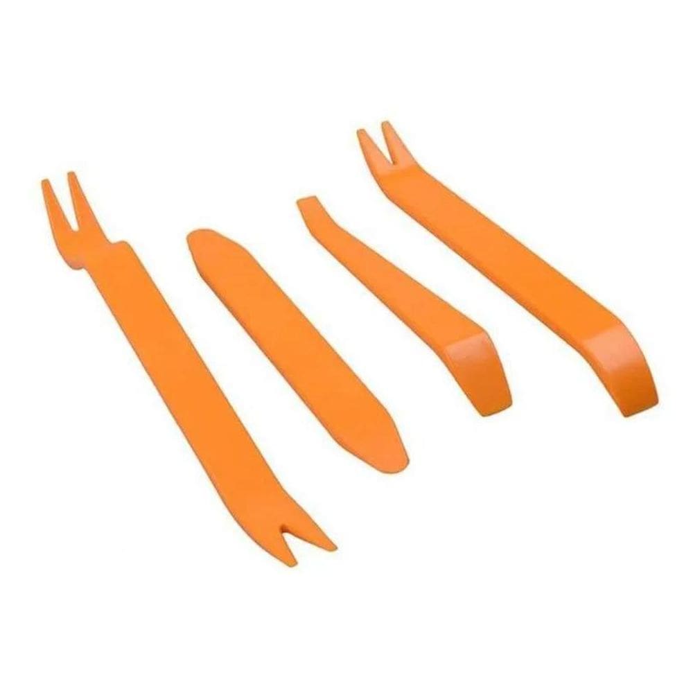 10X Kit Espatulas Nylon Desmontar Painel Moldura Grampos Ca