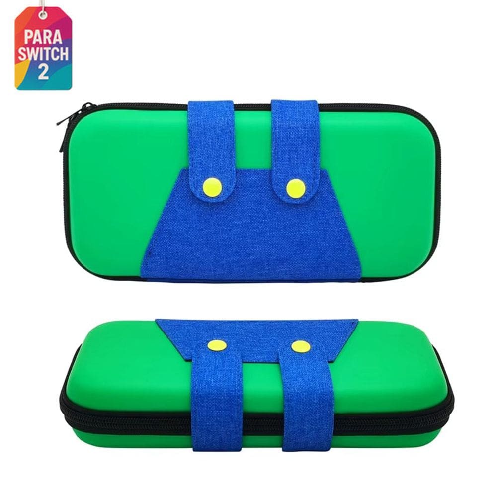 Case Nintendo Switch 2 Luigi Verde Estojo Bolsa NS2