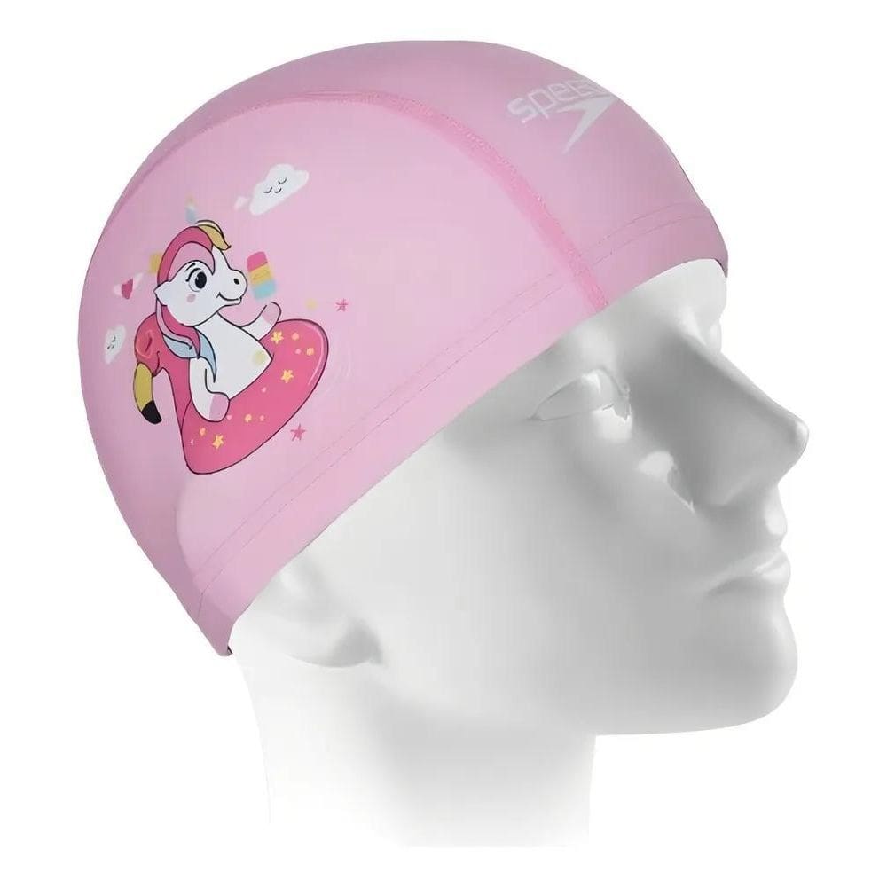 10X Touca Tecido Natação Infantil Speedo Fun Cap 2 A 4 Anos