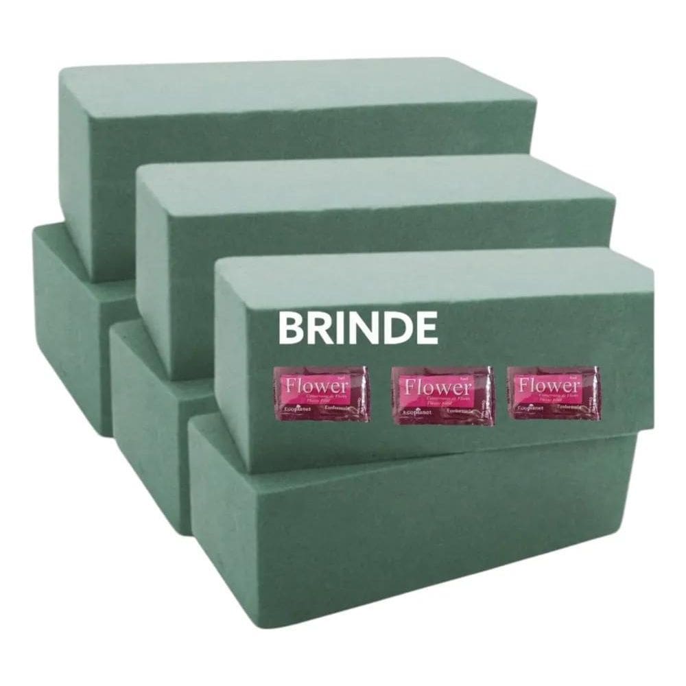 10X 12 Un Espuma Esponja Floral Tijolo Fenolica Arranjo Nat