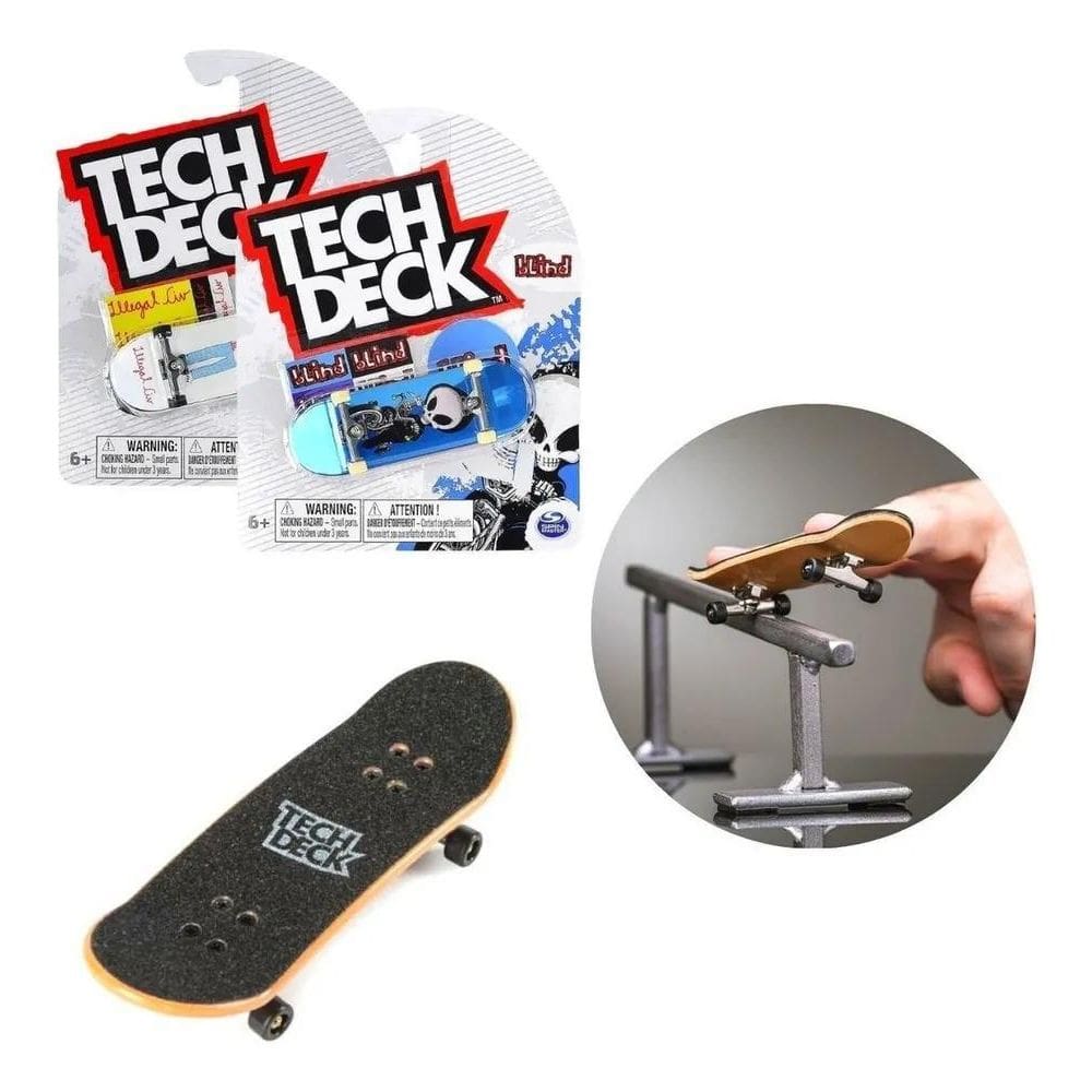 10X Skate De Dedo Variado 10Cm Santa Cruz Fabiana Delfino 2
