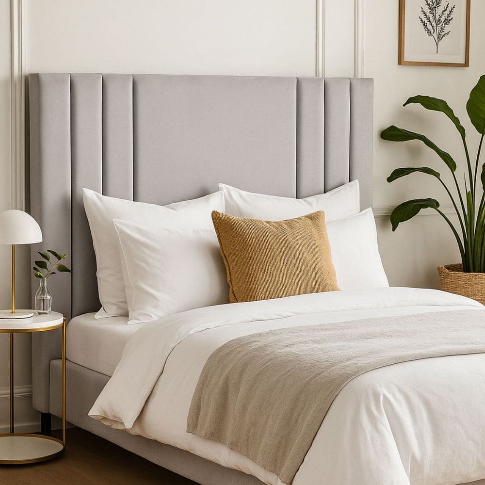 Cabeceira Linho 160 cm Queen Estofada Cama Box Moderna Frame