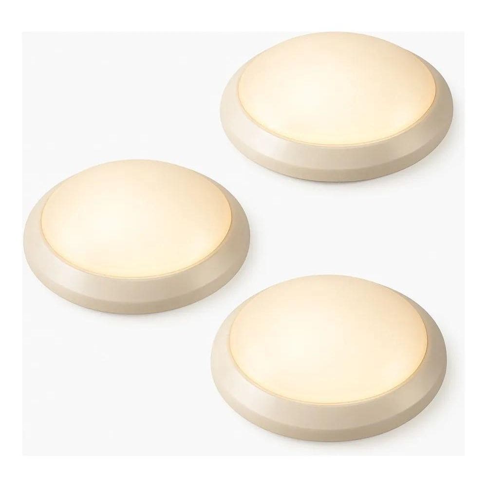 10X Luminária Plafonier Sobrepor 2 Lamp 20W E-27 Redondo Ki