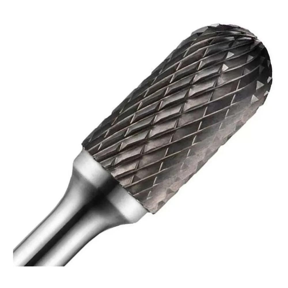 10X Lima Rotativa Metal Duro 6Mm X 16 Corte Duplo Abaulada