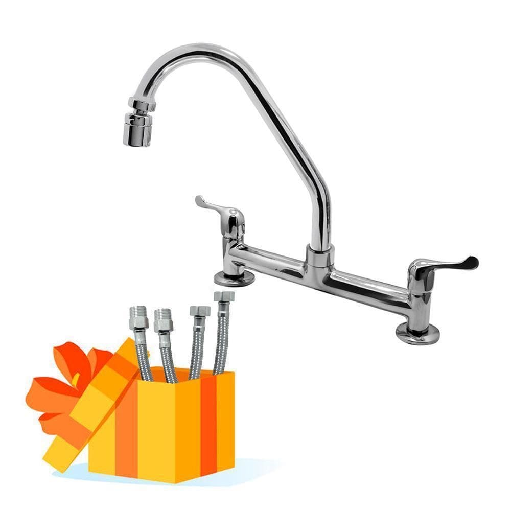 Torneira Misturador Cozinha Bancada Bica Móvel +