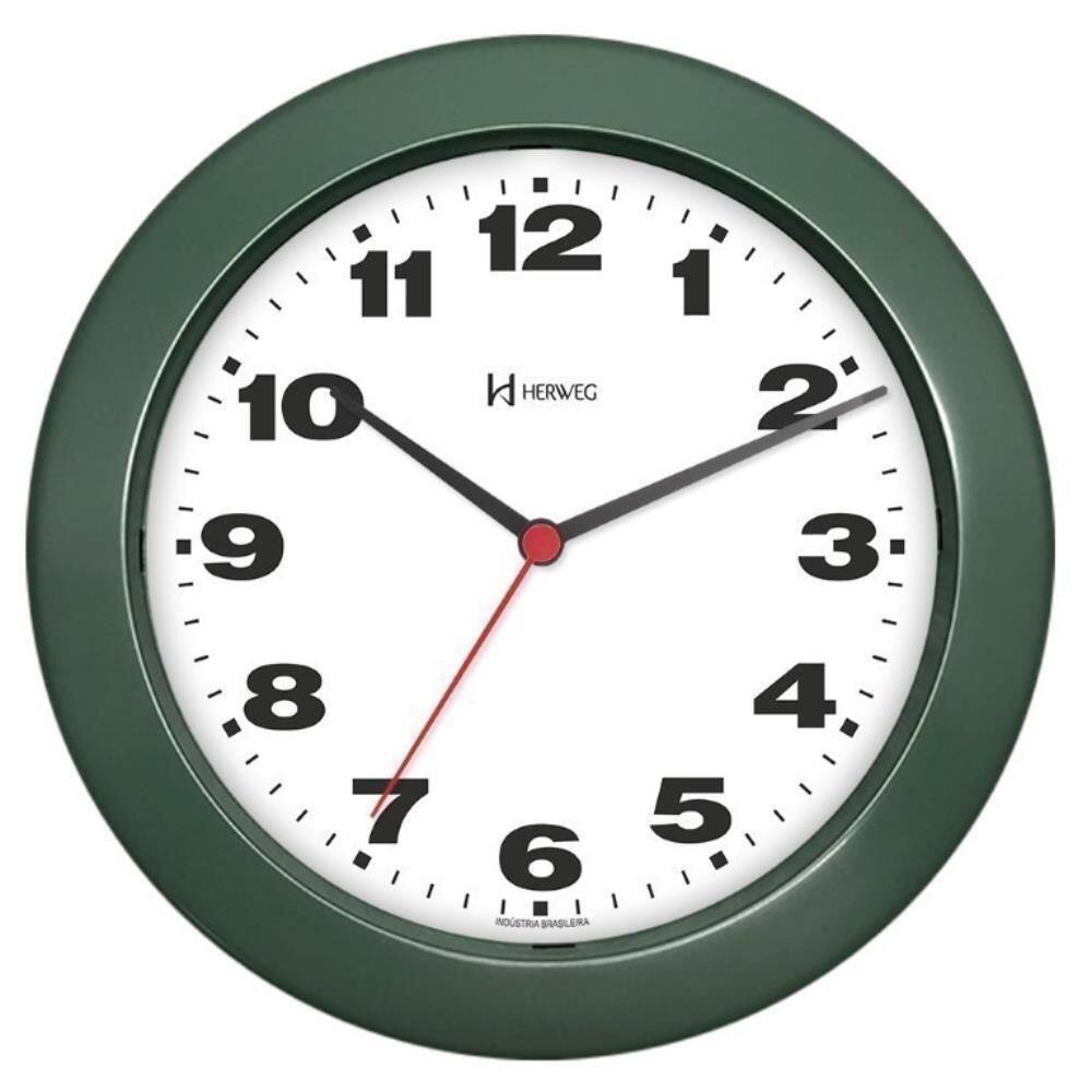 Relógio De Parede Herweg Ref: 6103-336 Verde