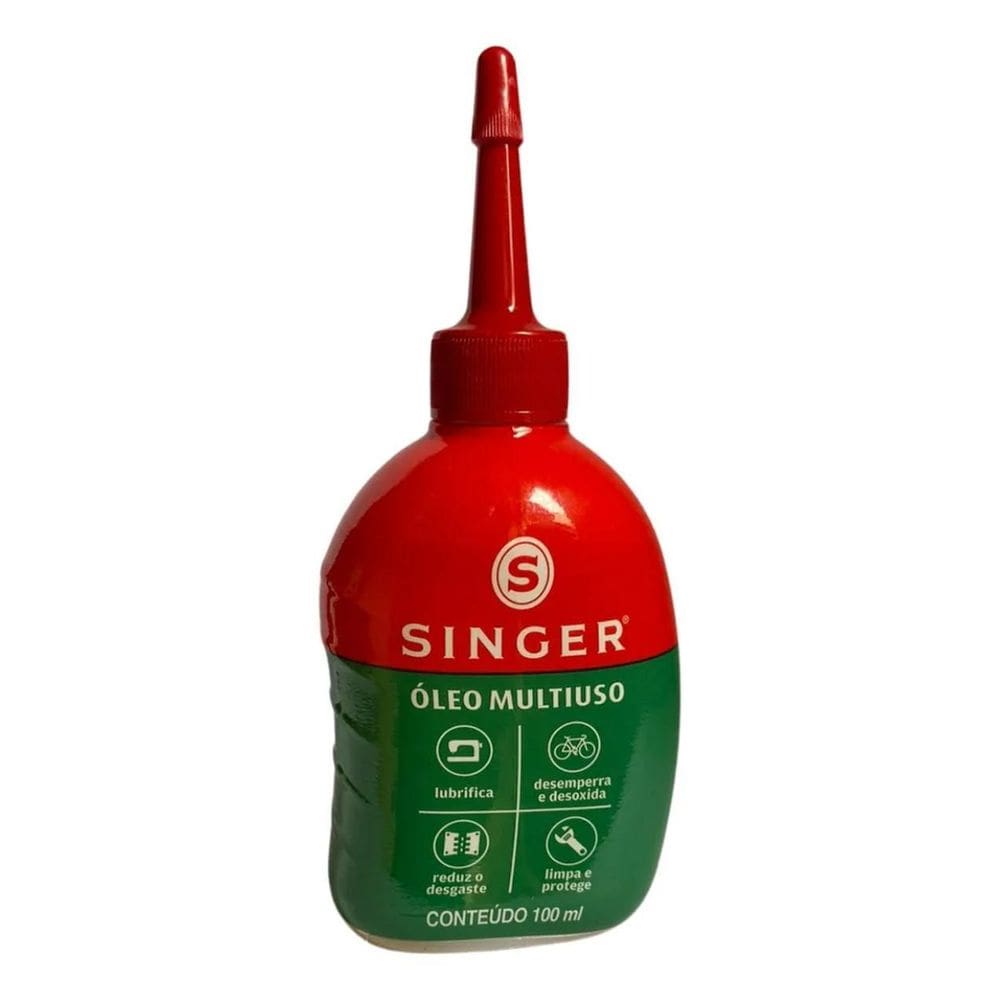 10X Óleo Singer Multiuso Para Máquina De Costura - 100Ml