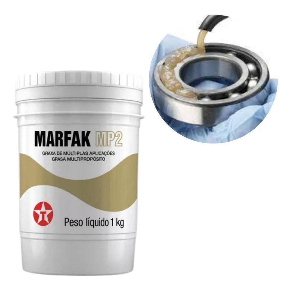 10X Graxa Marfak Texaco Mp2 1Kg