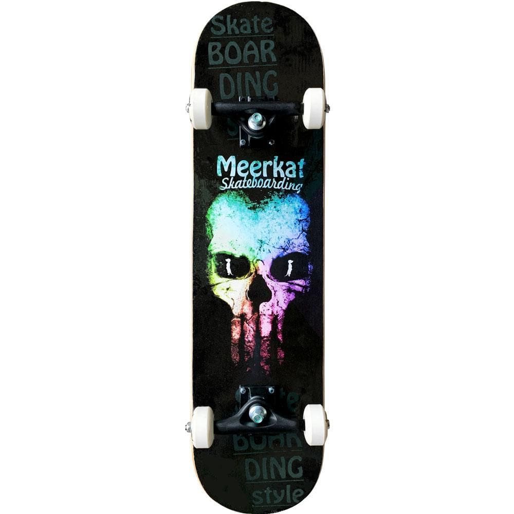 Skate Intermediário Street Meerkat Skull Truck De Aluminio