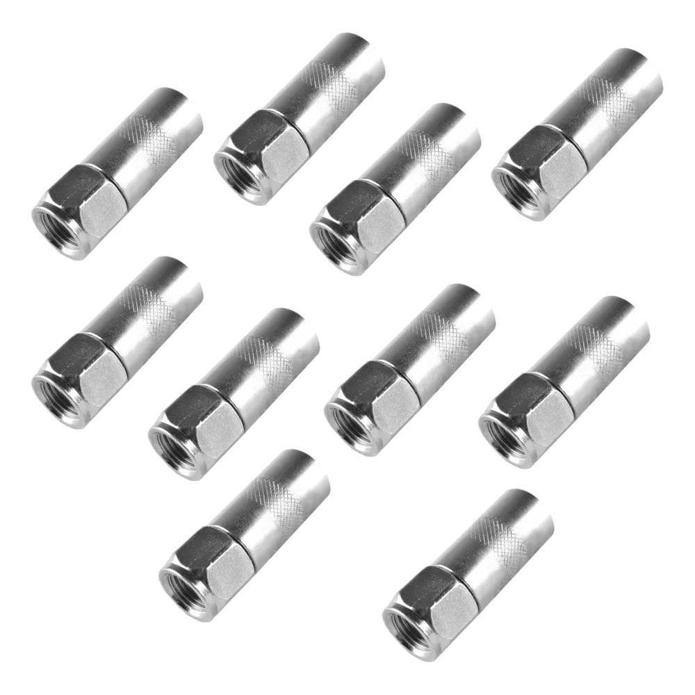 10X Kit 10 Bico Pino Bomba Engraxadeira Acoplador Hidráulic