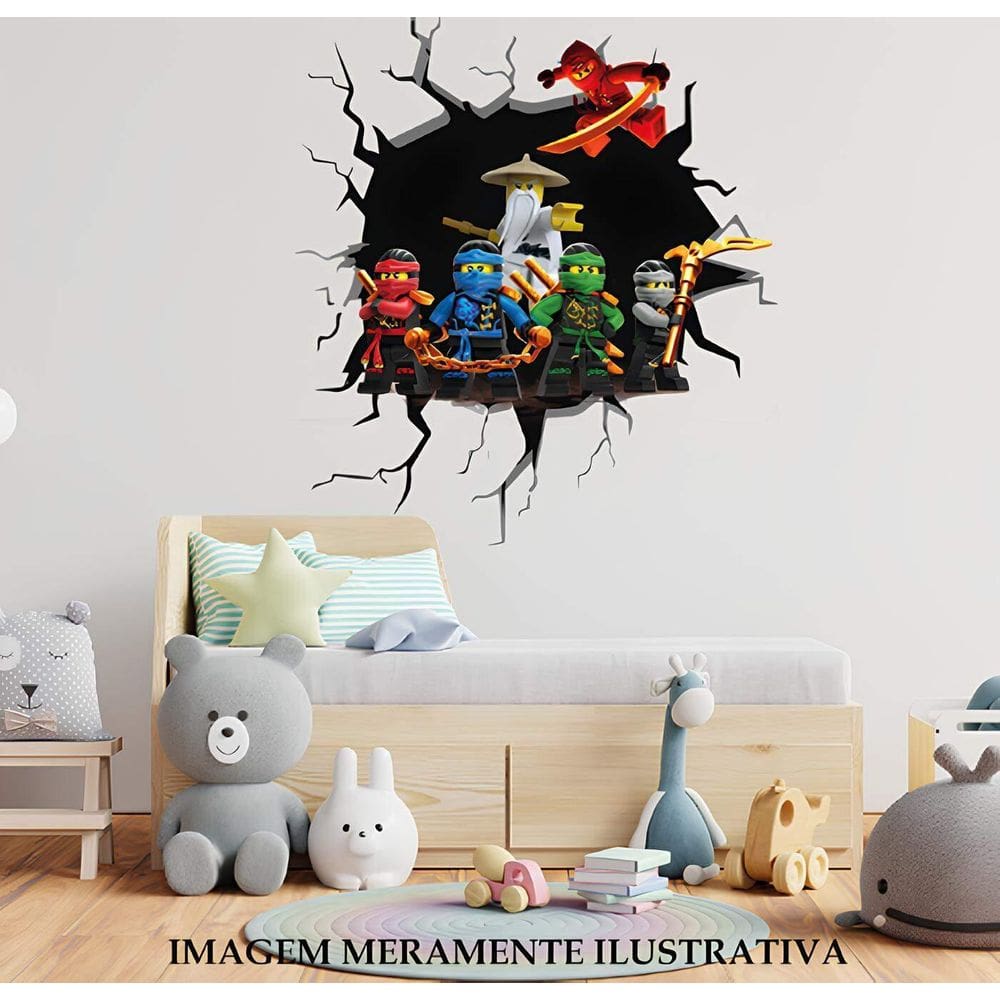 Adesivo De Parede Ninjago Mod01