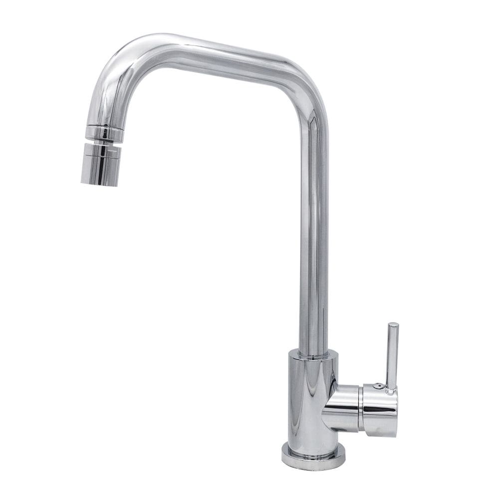 Torneira Monocomando Mesa Cozinha Pia Alta Reta Cromado Luxo