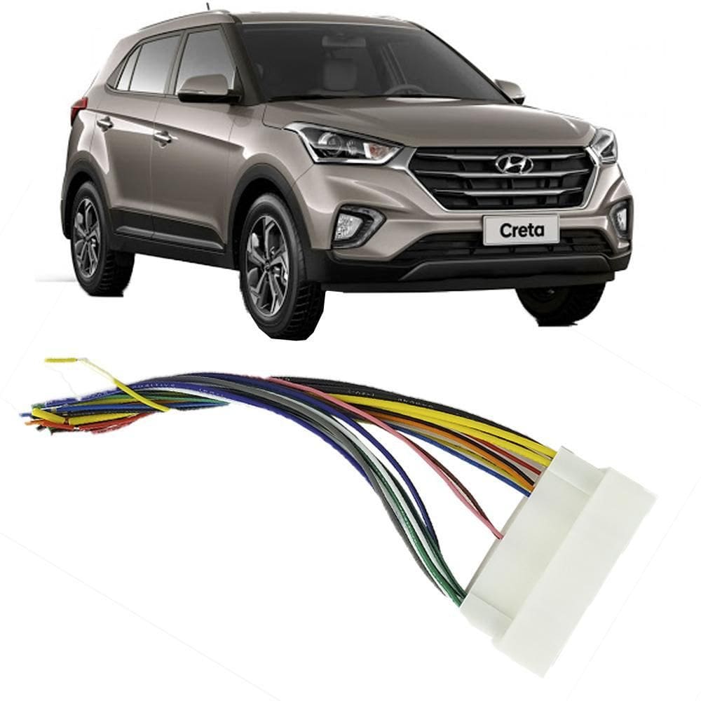 Chicote Adaptador Ligação Cd/Dvd Hyundai Creta 2017