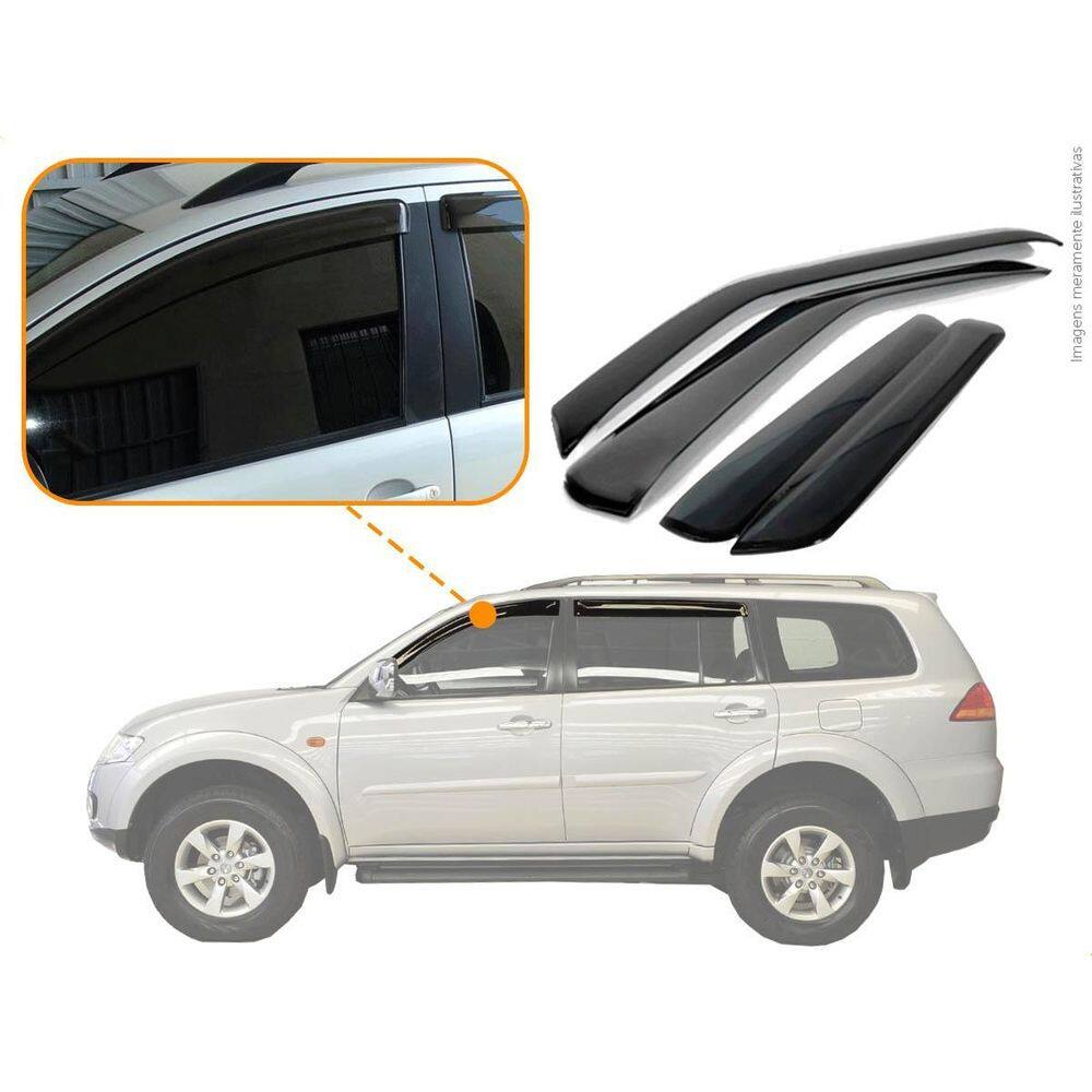 Calha De Chuva Ecoflex Mitsubishi Pajero Dakar 4P